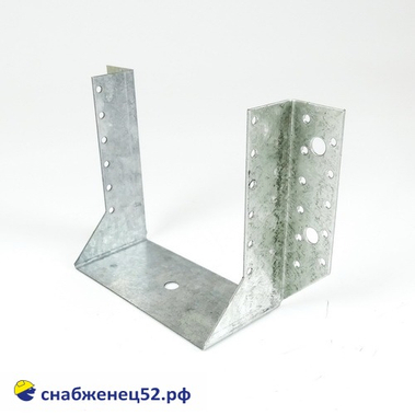 Опора бруса раскрытая (шир. 150мм) (140*60*2мм) оцинк.
