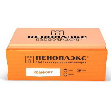 Экструд. пенополистирол 40мм (0,585*1,185м) Пеноплэкс