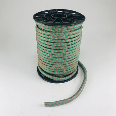 Веревка полипропилен. плетеная 16мм РАЗНОЦВЕТНАЯ, (на катушке 100м), м