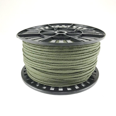 Веревка полипропилен. плетеная 6мм ХАКИ, (на катушке 200м), метр