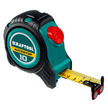 Рулетка KRAFTOOL AutoStop 10м (25мм)