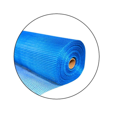 Сетка стеклоткан. ФАСАДНАЯ 5*5мм (1*10м), IZOWAY (СИНЯЯ), 160г/м2