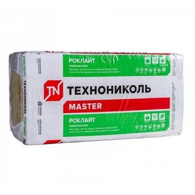 Плита базальт. 50мм РОКЛАЙТ, PL35 (5,76м2=0,288м3) (0,6*1,2м*8шт)