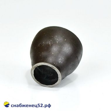 Переход стальной  76мм*45мм (с трубы ЭСВ 76мм на ВГП ду40)