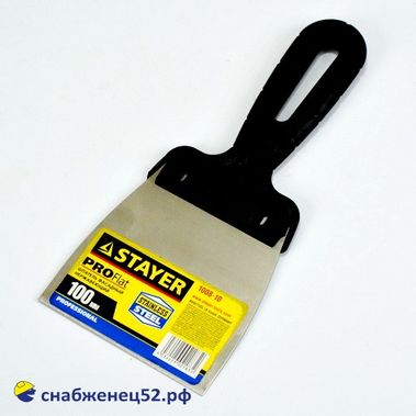 Шпатель 100мм нержавеющий