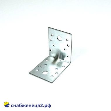 Уголок крепежный перф. усиленный  70*70*55*2мм оцинк.
