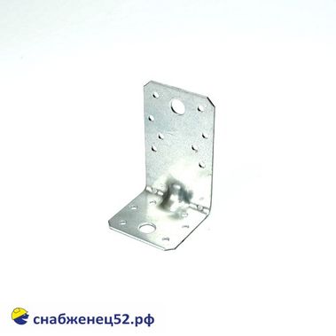 Уголок крепежный перф. усиленный  90*50*55*2мм оцинк.