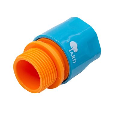 Соединитель быстросъемный для шланга ВНЕШНЯЯ РЕЗЬБА 3/4, пластик