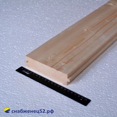 Хвоя доска пола (шпунт) сорт АВ 35х141(135)х6000мм