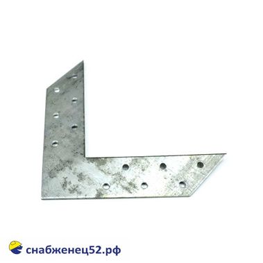 Соединитель угловой перф. 145*145*35*2мм оцинк.