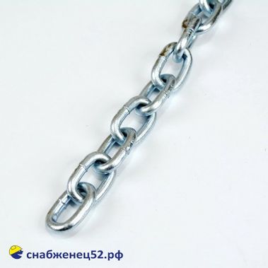 Цепь с коротким звеном М5 DIN766 (1п.м.)