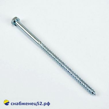 Шуруп сантехнический (глухарь)  6*130мм