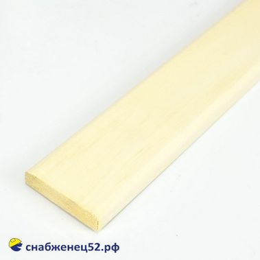Липа наличник (полуполок) сорт А 15*60*2600мм