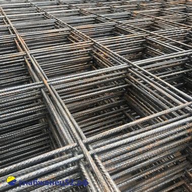 Сетка сварная неоц. (карта) ячейка 200*200мм (2*3м), d6 (арматура А3)