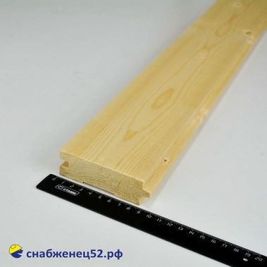Хвоя доска пола (шпунт) сорт АВ 28х 96(88)х3000мм