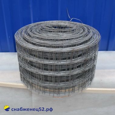 Сетка сварная неоц. (рул) БОЧАТА (0.20*50м) яч.50*60*1.4мм