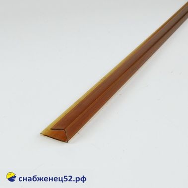 Профиль UР торцевой 8мм*2,1м коричневый
