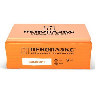 Экструд. пенополистирол 30мм (0,585*1,185м) Пеноплэкс оранж