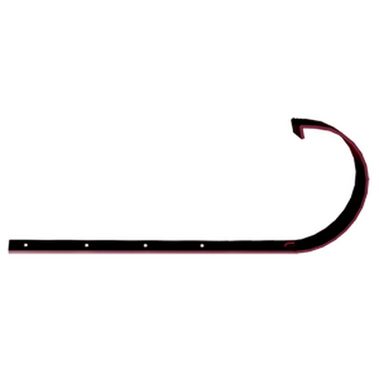 Водосток  пластик. Docke (шоколад) кронштейн желоба метал. D=120,300мм