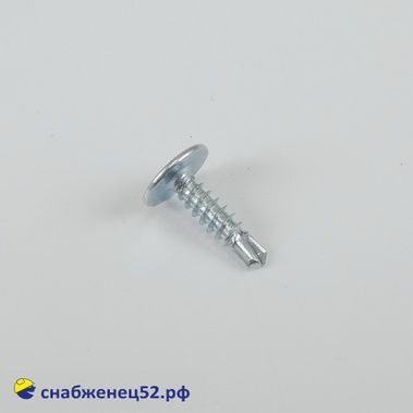 Саморез мет-мет прессшайба (цинк, сверло) 4,2*16