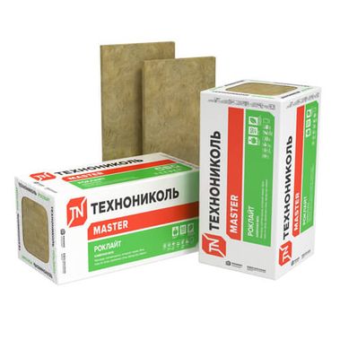 Плита базальт. 100мм РОКЛАЙТ, PL35 (4,32м2=0,432м3) (0,6*1,2м*6шт)