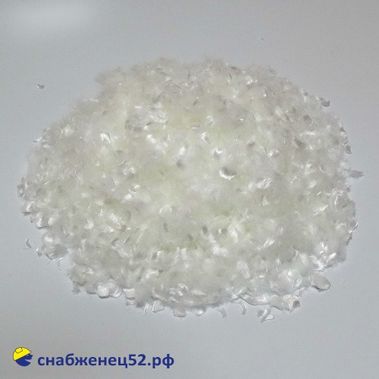 Добавка сухая фиброволокно полипропилен. (длина 18мм) (10кг)