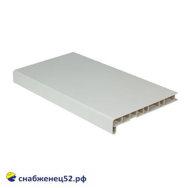 Подоконник ПВХ белый 300мм (пог.метр)