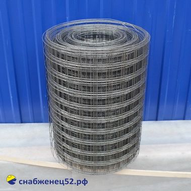 Сетка сварная неоц. (рул) БОЧАТА (0.50*50м) яч.50*60*1.4мм