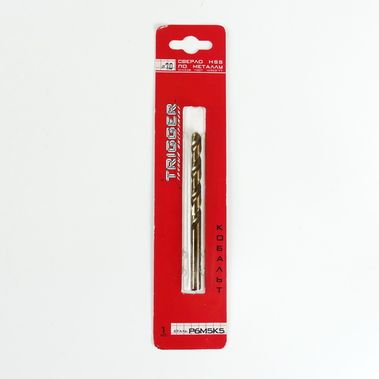 Сверло по металлу КОБАЛЬТ  7мм (сталь Р6М5К5) ТРИГГЕР