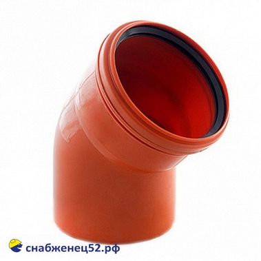 Отвод НАРУЖНЫЙ Политэк 110*45°