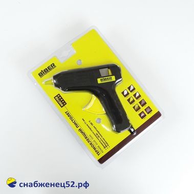 Пистолет термоклеящий электрический d=11мм, 40Вт/220В Biber