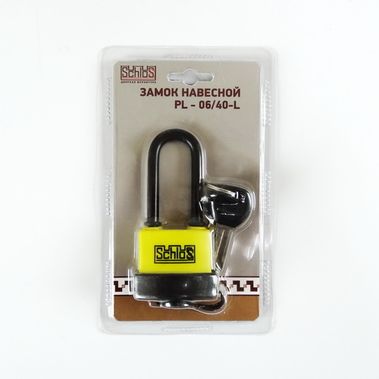 Замок навесной ШЛОСС РL-06/40-L влагозащитный (72013)
