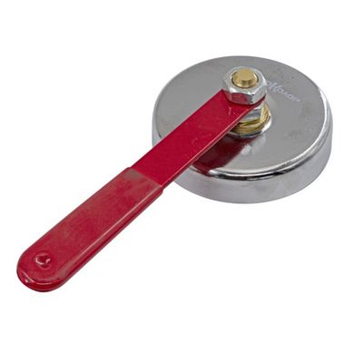 Клемма массы магнитная 400А, диаметр 86мм, 65LBS/30кг