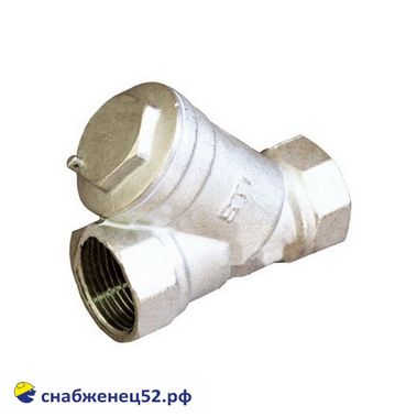 Фильтр сетчатый латунный никелир. STI 20