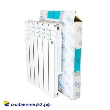 Радиатор алюм. STI 500/80,  6 секций