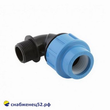 Отвод (для ПНД трубы) комб. НР 32*1