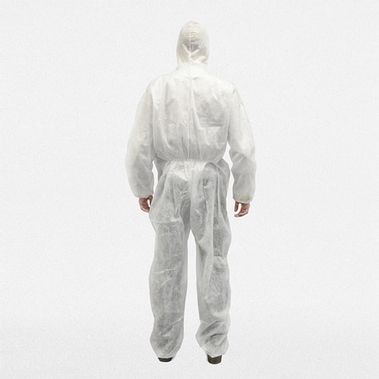 Комбинезон (нетканный одноразовый) БЕЛЫЙ р.56-58