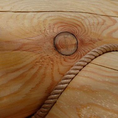 Канат джутовый 18 мм (на катушке 65м), метр