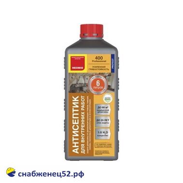 Неомид 400 (1л) деревозащитный состав для внутренних работ