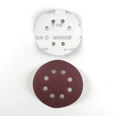 Круг абразивный на липучке с перфорацией 125мм,  Р120
