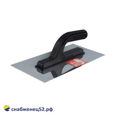 Гладилка прямая Кедр 270*130мм, нержав., рукоятка пластм.