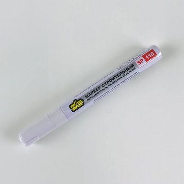 Маркер-краска белый (линия 2,2-2,8мм) SP 110 строительный