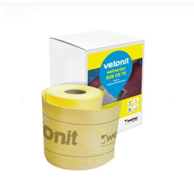 Гидроизоляционная лента Вебер.тек 828 ДБ75 10м