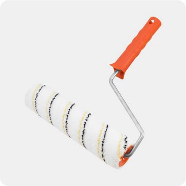 Валик микрофибра 240 мм (белый в полоску) Decor