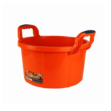 Кадка ударопрочная круглая 50 л Decor (оранж.)