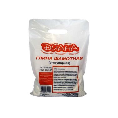 Глина шамотная Диана  (5кг)