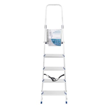 Стремянка алюминиевая, 5 ступеней Ремоколор