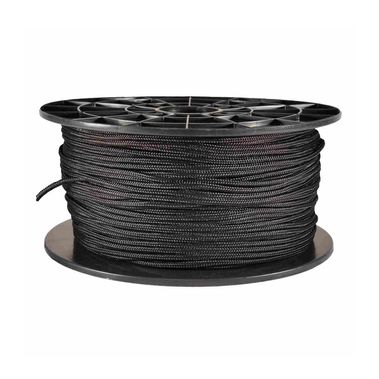 Веревка полипропилен. плетеная 4мм ЧЕРНАЯ, (на катушке 500м), метр